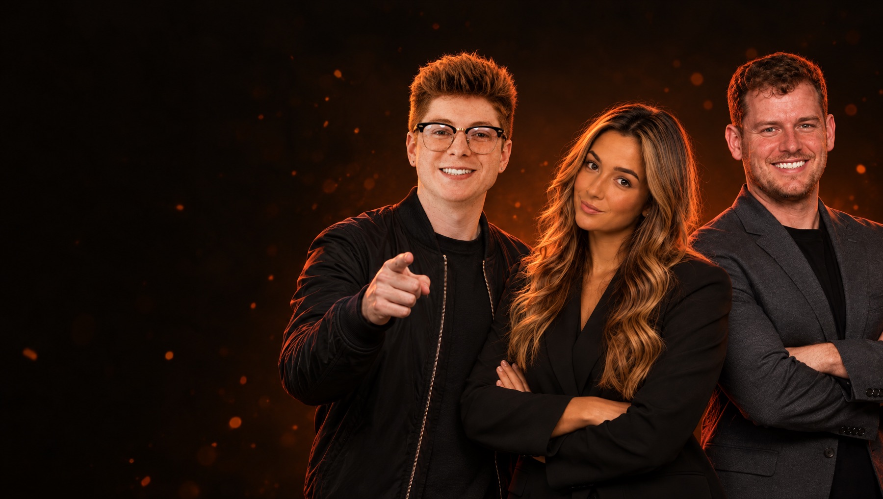 Hosts Luke Reelfs and Colton